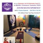 Sound Bath Experience with Dr Sandra Sluberski