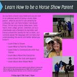 Learn how to be a horseshow parent Part #2