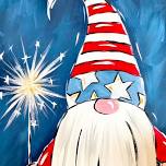 4th of July Gnome Painting with Jackie