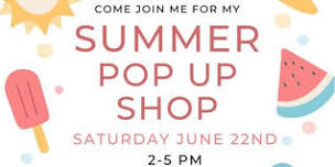 Summer Pop Up Shop!