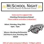 Hinckley Elementary McSchool Night