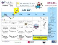 Hornell Family Resource Center June Calendar