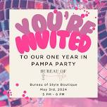 Bureau of Style’s One Year in Pampa Party