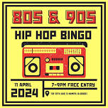 80s & 90s Hip Hop Bingo