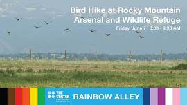 Rainbow Alley’s Bird Hike at Rocky Mountain Arsenal and Wildlife Refuge