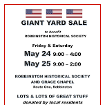 Memorial Day Weekend Yard Sale