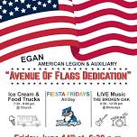 Egan Avenue of Flags Dedicaiton