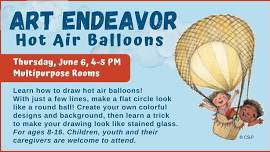 Art Endeavor - Hot Air Balloon Drawings