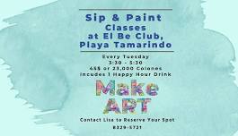 Tuesday Sip And Paint at El Be Club