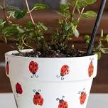 Toddler Time: Ladybug Flower Pot