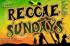 Reggae Sundays at 1849 Brewing Company with DJ Redlocks