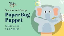 Summer Art Camp: Paper Bag Puppet