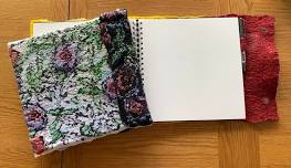 Felted Journal Cover with Magnetic Flap and Pen Holder