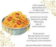 Spaghetti Supper 5 to 6:30 pm