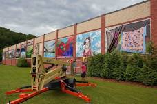 Opening Celebration for The Great Wall of Honesdale