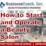 How to Start and Operate a Beauty Salon