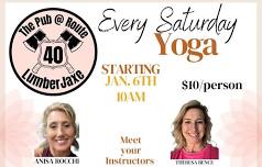 Yoga at Route 40 Lumberjaxe