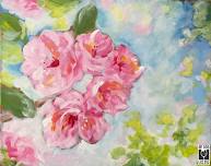 Apple Blossoms Painting