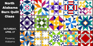 North Alabama Barn Quilt Painting Class - SATURDAY, APRIL 27