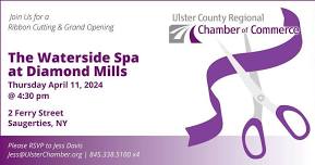 Join Us for a Ribbon Cutting at The Waterside Spa at Diamond Mills