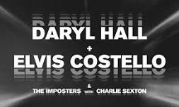 Daryl Hall + Elvis Costello & The Imposters with Charlie Sexton on June 4 at 7 p.m.