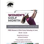 Women's Free Golf Clinic! Every Saturday In June at Stonetree!