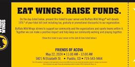 Buffalo Wild Wings Fundraiser - Friends of ACOVA