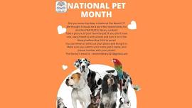 National Pet Month Contest!