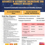 7th International Conference on Recent Advances in Automotive Engineering & Mobility Research