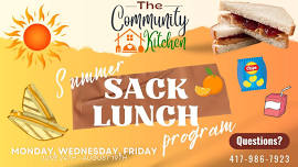 Community Kitchen Sack Lunch KICK OFF!!!