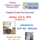 Family Events for Everyone - Adventures with Mr. Malcolm