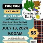 Country Bear Fun Run @ the McCleary Bear Festival