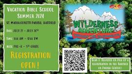 Vacation Bible School 2024: Wilderness Adventure Through the Sacraments