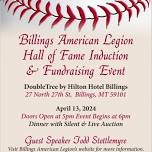 2024 Billings American Legion Hall of Fame Induction & Fundraising Event