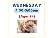 WEDNESDAY 4:00-5:00 (9+ yrs old)