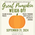 Irvine Park Railroad’s Great Pumpkin Weigh-Off