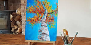 'Autumn Tree' painting workshop @The Hayride, Beverley