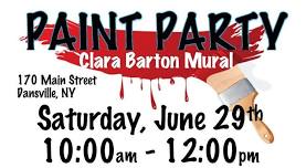 Paint Party - Help paint the Clara Barton Mural!