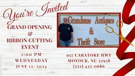 Grand Opening & Ribbon Cutting Event at Grandma's Antique & Thrift Store