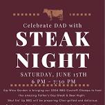 Fathers Day Celebration Steak Night