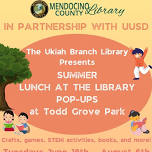 Summer Lunch Pop-Up Library – Lunch at the Library with UUSD Summer Food Program