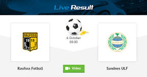 Raufoss Fotball - Sandnes ULF Norway / First Division October 6, 2024