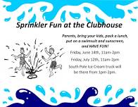 Sprinkler Fun at the SASIA Clubhouse