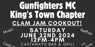 Gunfighters MC King's Town Chapter Clam Jam