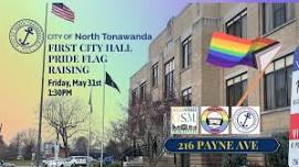 First North Tonawanda City Hall Pride Flag Raising