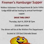 Annual Firemen’s Hamburger Supper