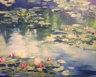 Paint Nite: Impressionist Monet Water Lilies