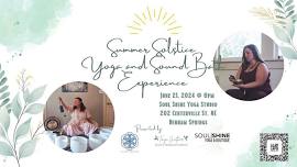 Summer Solstice Yoga and Sound Bath at Soul Shine Yoga