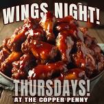 Wings Night at The Copper Penny