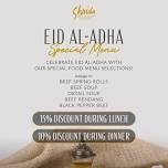 Celebrate Eid al-Adha with Shrida Taste of Ubud Restaurant’s  Special Food Menu Selections!